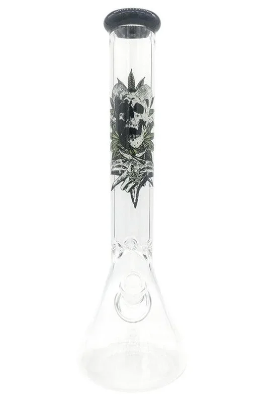 Blackcraft Cult 14 ” Beaker Bong Skulls