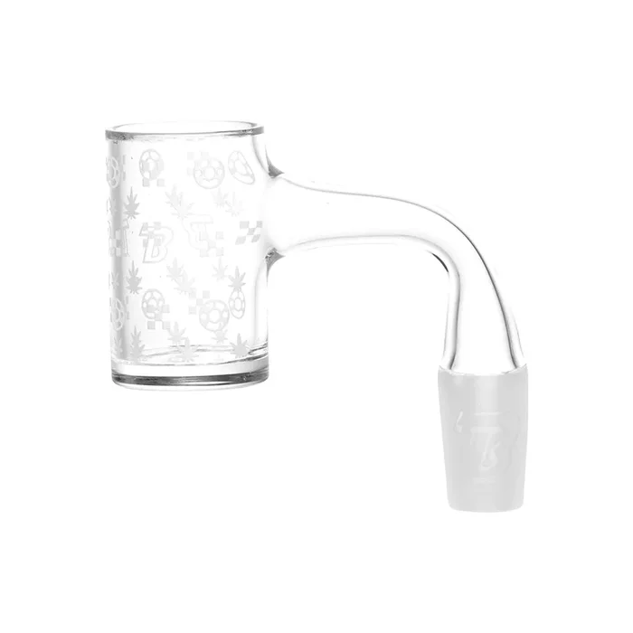 Blazy Susan Flat Top Etched Quartz Banger