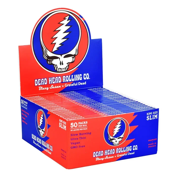 BLAZY SUSAN X GRATEFUL DEAD LEAVES (50 PACK/BOX) | KING SIZE SLIM