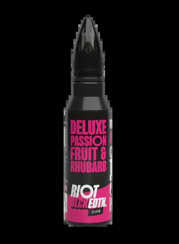 BLCK EDTN – Deluxe Passionfruit & Rhubarb Shortfill 2 x 50ml