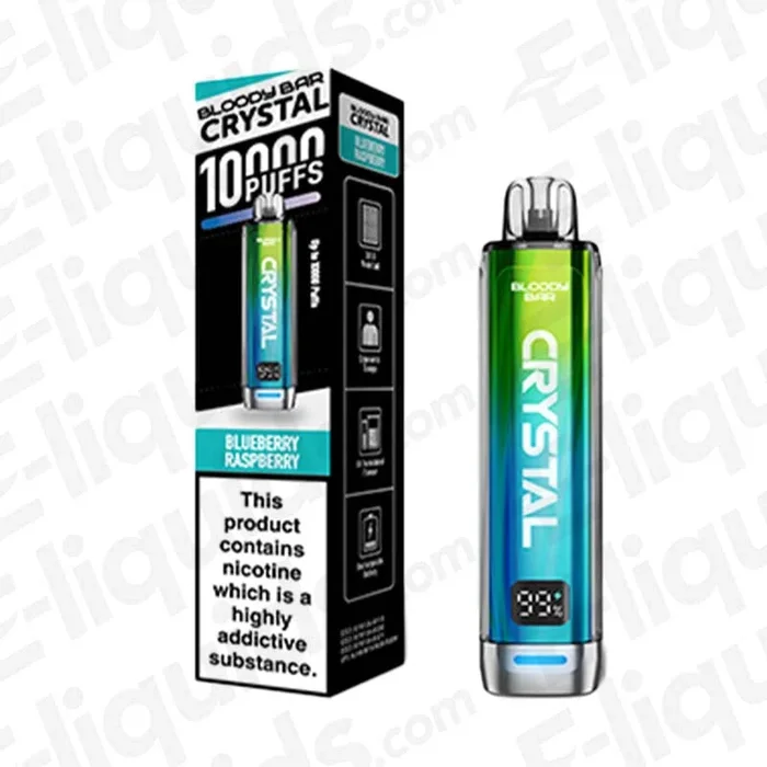 Bloody Bar Crystal 10K Blueberry Raspberry Prefilled Pod Kit