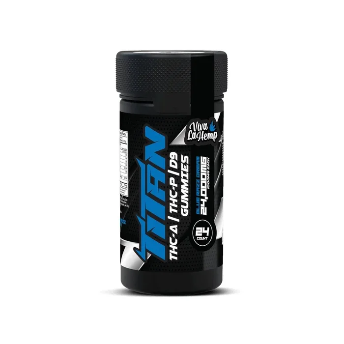 Blue Razz Dream – Viva La Hemp Titan THC-A Gummies 24000MG