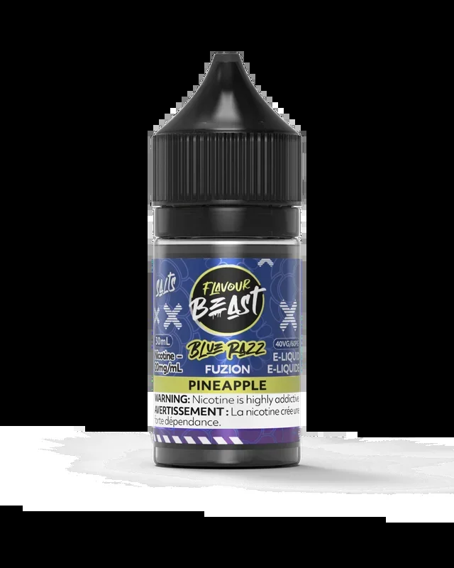 Blue Razz Fuzion Pineapple by Flavour Beast Salt [ON]