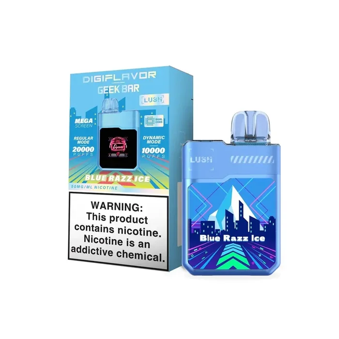 Blue Razz Ice – Geek Bar Digiflavor Lush 20k Disposable Vape