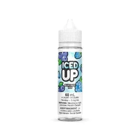 Blue Razz Ice – ICED UP E-Liquid – 60mL (Alberta)