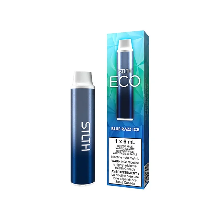 Blue Razz Ice by Stlth Eco 6ml – Disposable Vape [ON]