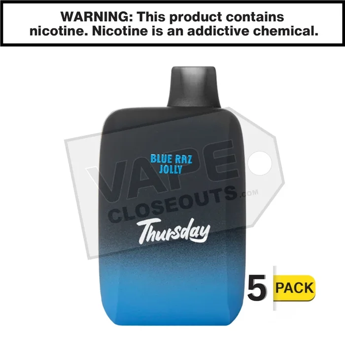 Blue Razz Jolly Thursday 30K Disposable Vape