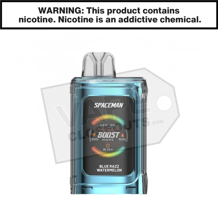 Blue Razz Watermelon Spaceman Prism 20k Disposable Vape