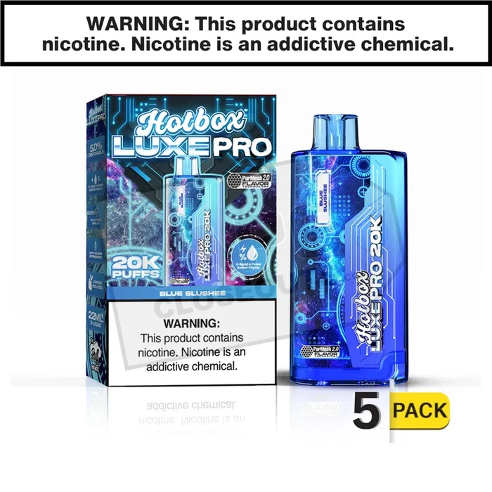 Blue Slushee Hotbox Luxe Pro 20K Disposable Vape