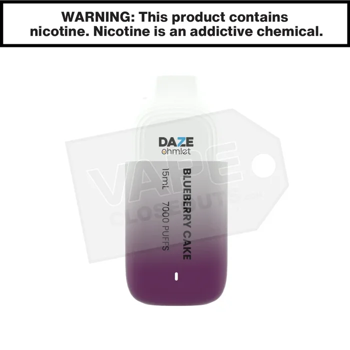 Blueberry Cake 7 Daze Ohmlet Disposable Vape