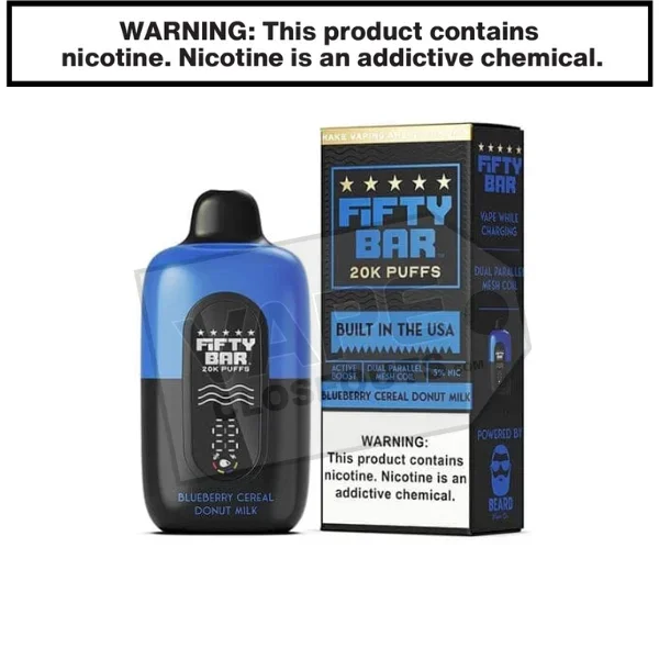 Blueberry Cereal Donut Milk Fifty Bar V2 20K