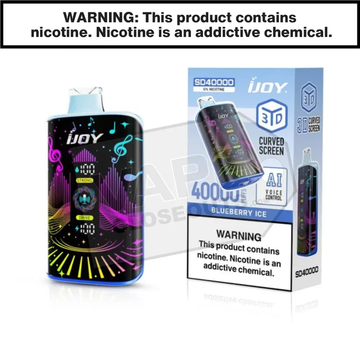 Blueberry Ice iJoy Bar SD40000 Disposable Vape