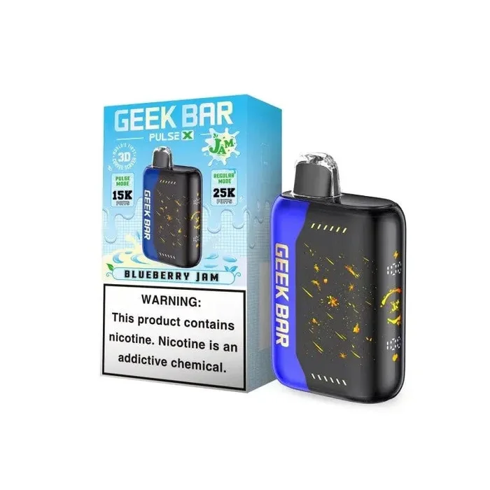 Blueberry Jam Geek Bar Pulse X 25K Disposable Vape