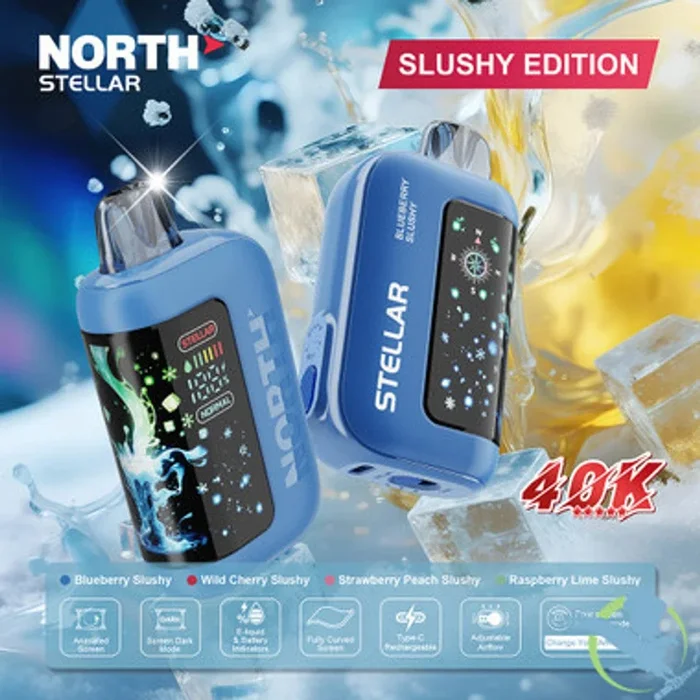 Blueberry Slush North Stellar Slushy 40K Disposable Vape