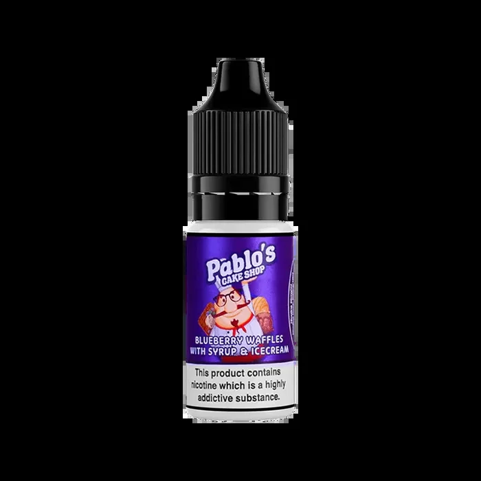 Blueberry Waffles with Syrup & Ice Cream Nic Salt by Pablos Cake Shop