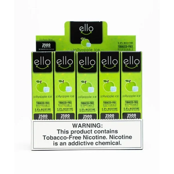 BLVK Ello 2500 Puffs TFN Disposable Vape 10 Pack 7mL