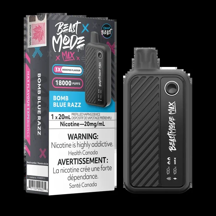 Bomb Blue Razz by Flavour Beast Max 18000 Puff 20ml – Disposable Vape