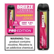 BREEZE PRO 2K PUFFS RASPBERRY LEMON