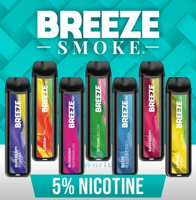 Breeze Smoke Pro 5% Disposable Vape – 2,000 Puffs | 6ml E-Liquid