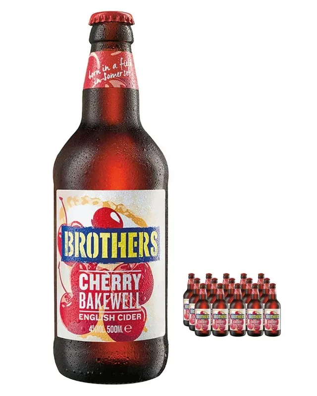 Brothers Cherry Bakewell Cider Multipack, 12 x 500 ml