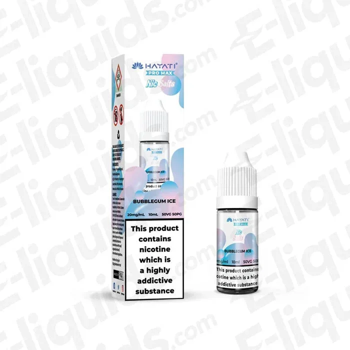 Bubblegum Ice Nic Salt Vape Juice by Hayati Pro Max