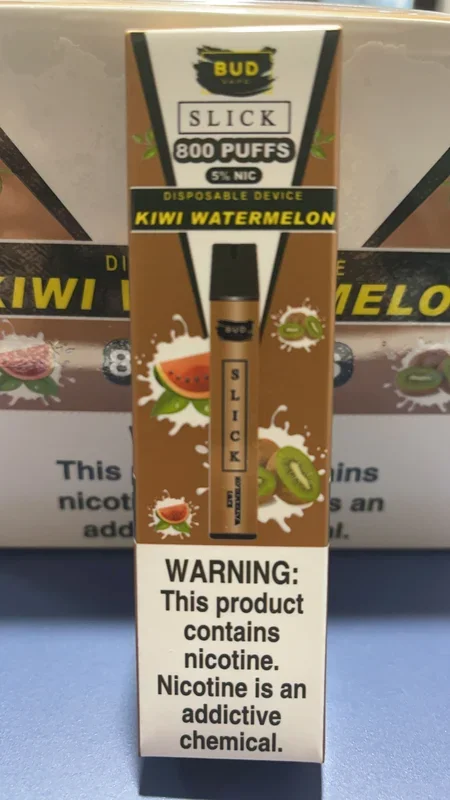 Bud Vape Slick – 800 puffs – Kiwi Watermelon [CLEARANCE]