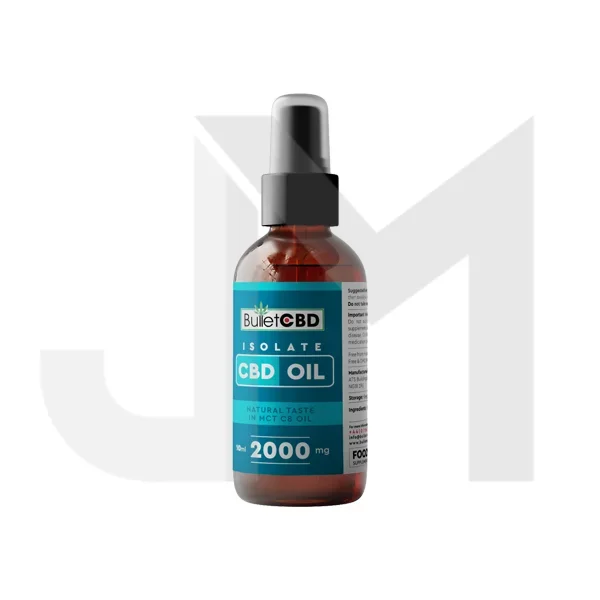 Bullet CBD 2000mg Pure CBD Isolate MCT Oil Spray – 10ml