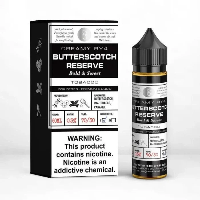 Butterscotch Reserve – BSX Series Glas Vapor 60mL