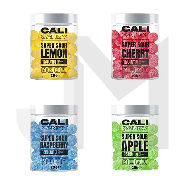 CALI CANDY MAX 1500mg Full Spectrum CBD Vegan Sweets – 10 Flavours