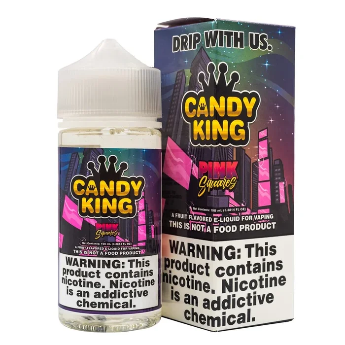 CANDY KING – PINK SQUARES – 100ML