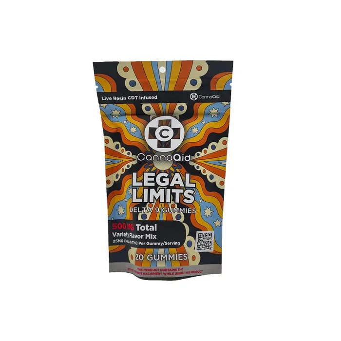 CannaAid Legal Limits Delta 9 Gummies