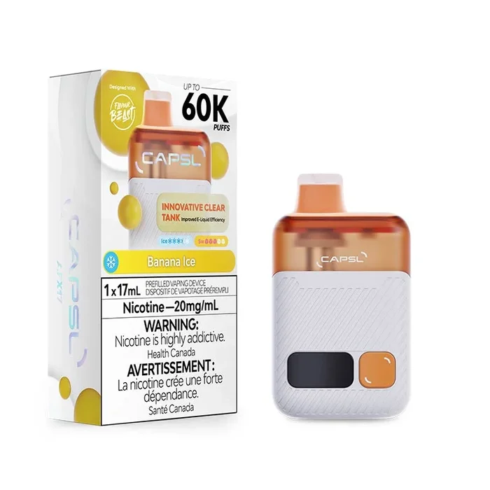 CAPSL 60K Disposable by Flavour Beast – Banana Ice