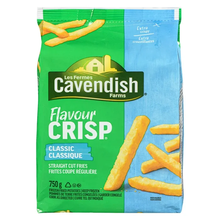 Cavendish Farms Flavour Crisp Crispy Straight Cut Classic Fries – 750g