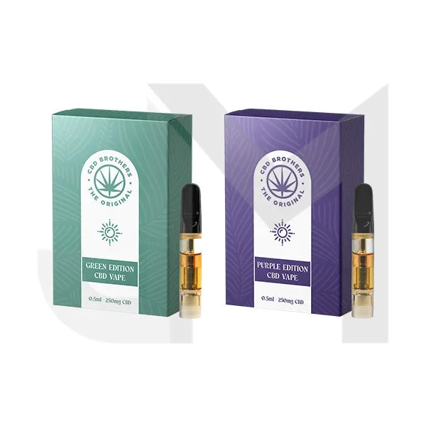 CBD Brothers 250mg Vape Cartridges – 0.5ml
