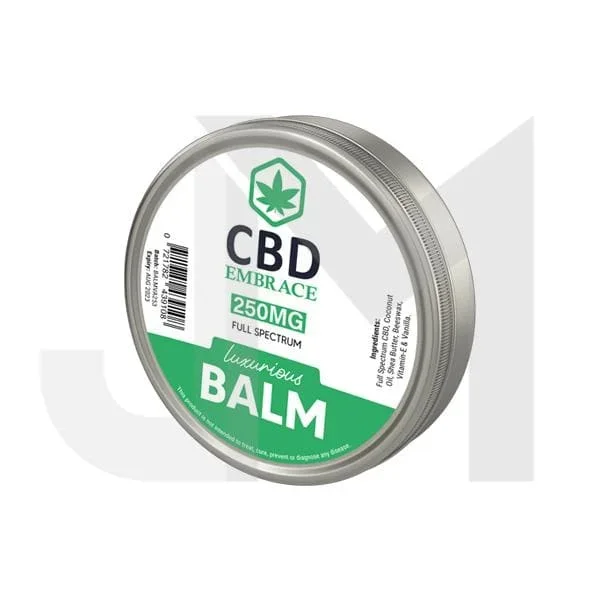 CBD Embrace 250mg Full Spectrum CBD Luxurious Balm – 30g