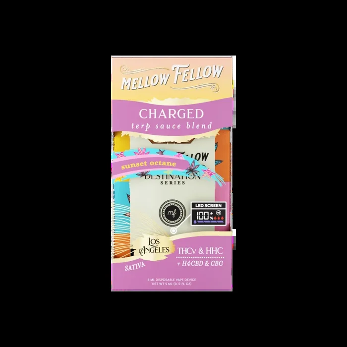 Charged Blend – Terp Sauce 5ml Disposable Vape Pen – Sunset Octane (Sativa)