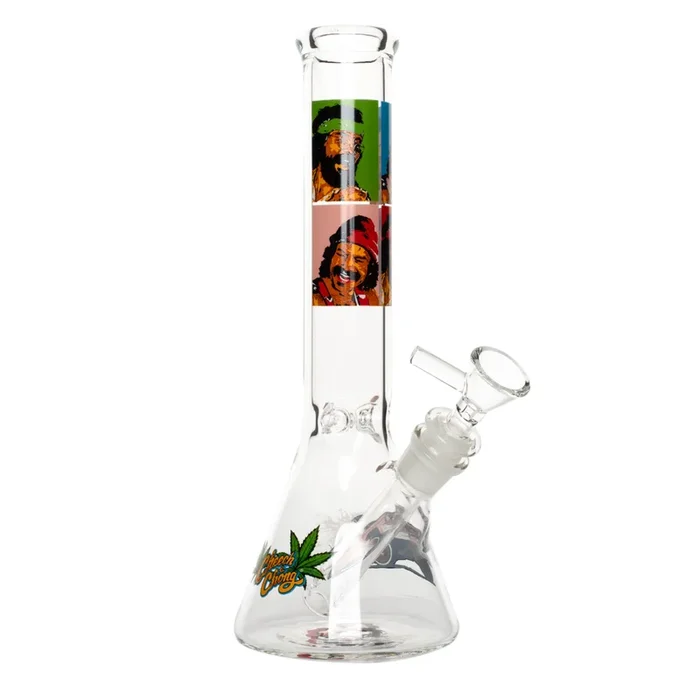 Cheech & Chong 10″ Pop Art Beaker Base Water Pipe (CC155)