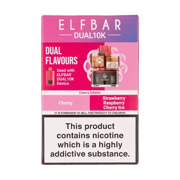 Cherry Edition Dual 10k Refill Pack by Elf Bar