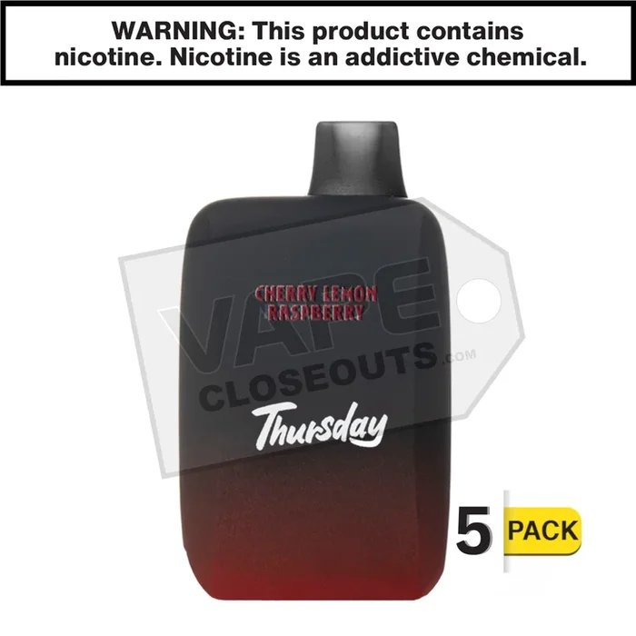 Cherry Lemon Raspberry Thursday 30K Disposable Vape