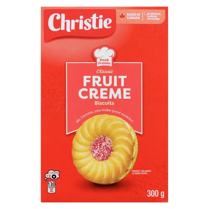 Christie Peek Freans Fruit Creme Biscuits, 300-g