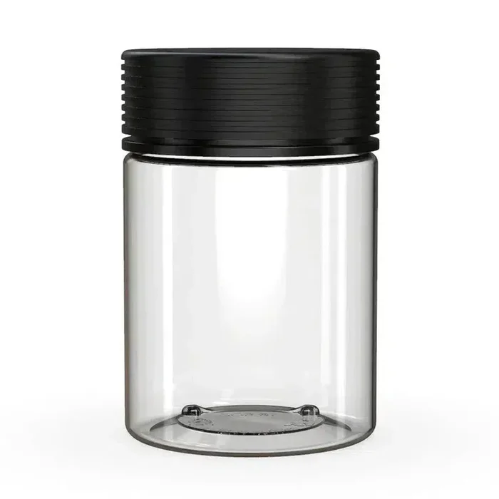 Chubby Gorilla 21.5oz XL Spiral CR Plastic Jar Containers – Various Colors – (40 Count)