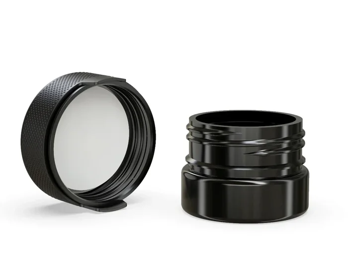 Chubby Gorilla 30CC/1FL.OZ/30ML Aviator CR Bottle with Inner Seal and Tamper-Evident Cap – Opaque Black