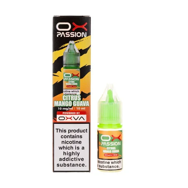 Citrus Mango Nic Salt E-Liquid by Oxva Ox Passion
