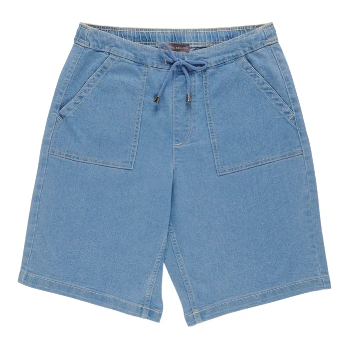 Classic Editions Women’s Denim Porkchop Pocket Bermuda Shorts