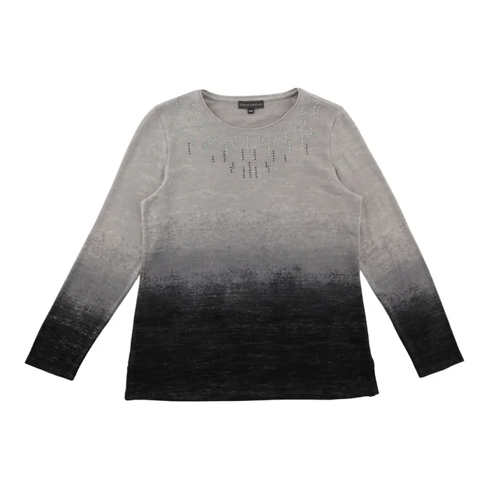 Classic Editions Women’s Long Sleeve Ombre Top