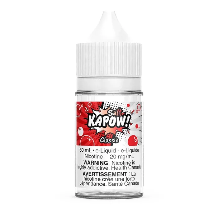 Classic Nic Salts – Kapow Salt E-Liquid – 30mL (Manitoba)