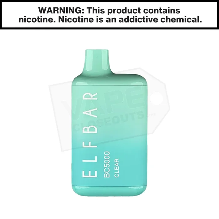 Clear ELF BAR BC5000 EBDesign