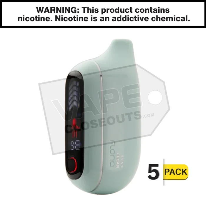 Clear FLONQ Max Pro 20K Disposable Vape