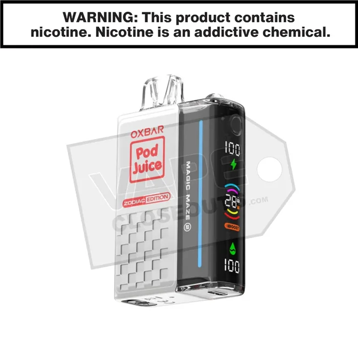 Clear Red Oxbar Magic Maze 2 30K Disposable Vape