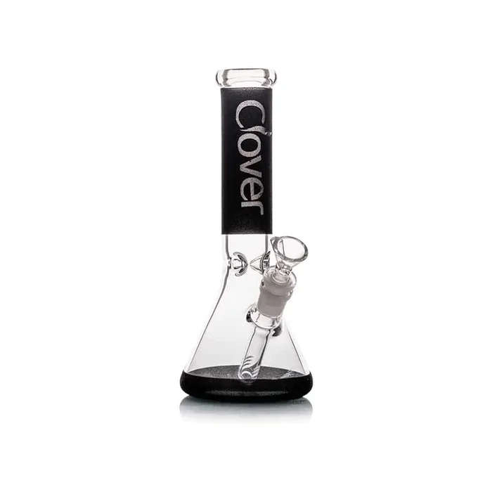 Clover Glass 5.5″ Uni Droid Crescent Perc Water Pipe